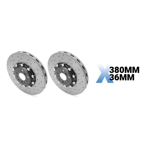 MMX BMW G8X 2-Piece 380mm x 36mm Carbon Ceramic Front Brake Discs/Rotors (G80/G81 M3, G82/G83 M4 & G87 M2) - Image 12