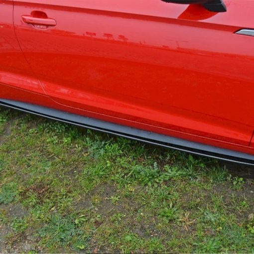 Maxton Design Audi S5 Pre-Facelift Side Skirts In Gloss Black (B9/F5) - Image 2