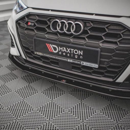 Maxton Design Audi S3 V1 Front Splitter In Gloss Black (8Y) - Image 2