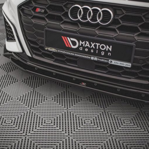 Maxton Design Audi S3 V2 Front Splitter In Gloss Black (8Y) - Image 2