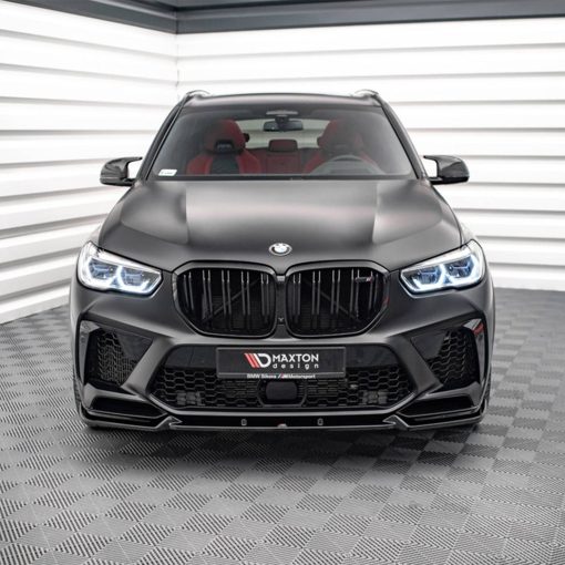 Maxton Design BMW X5M V1 Front Splitter In Gloss Black (F95) - Image 2