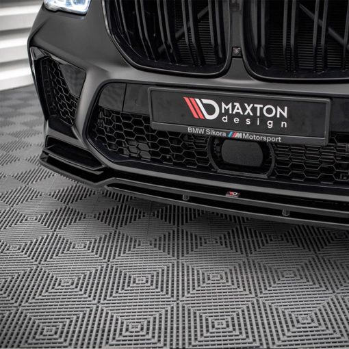 Maxton Design BMW X5M V3 Front Splitter In Gloss Black (F95) - Image 3