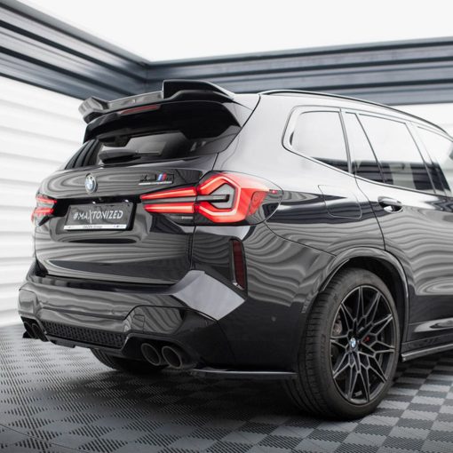 Maxton Design BMW X3M LCI Rear Side Splitters In Gloss Black (F97 Facelift 2022+) - Image 4