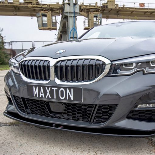 Maxton Design BMW 3 Series M Sport V3 Front Splitter In Gloss Black (G20/G21 Pre-LCI) - Image 3