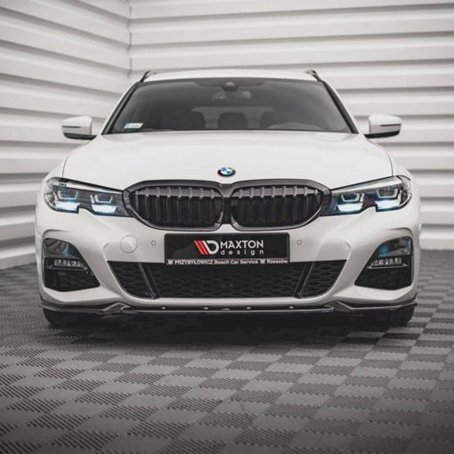 Maxton Design BMW 3 Series M Sport V4 Front Splitter In Gloss Black (G20/G21 Pre-LCI) - Image 3