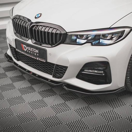 Maxton Design BMW 3 Series M Sport V5 Front Splitter In Gloss Black (G20/G21 Pre-LCI) - Image 2