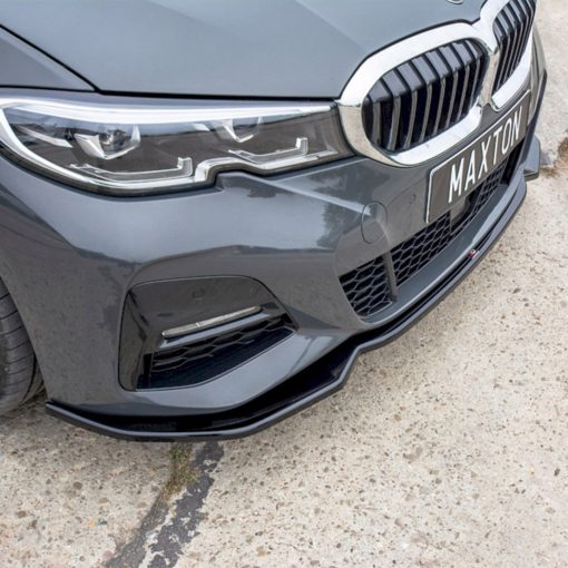 Maxton Design BMW 3 Series M Sport V2 Front Splitter In Gloss Black (G20/G21 Pre-LCI) - Image 2