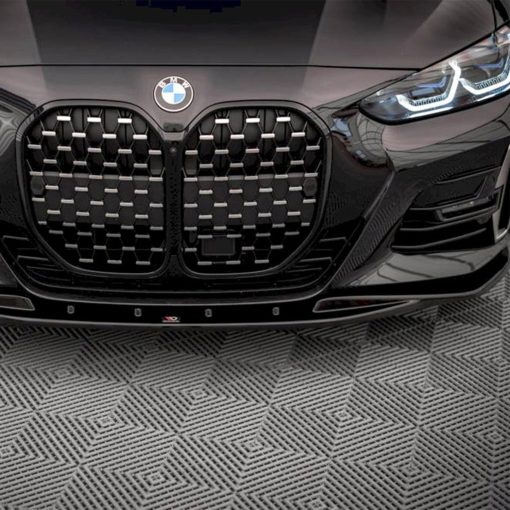 Maxton Design BMW 4 Series M Sport V1 Front Splitter In Gloss Black (G22/G23 incl. M440i & M440d) - Image 2