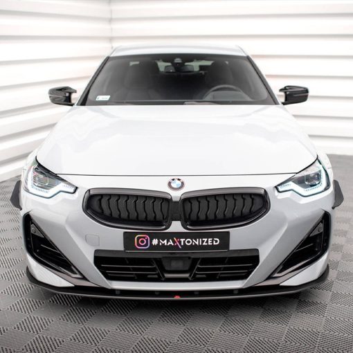 Maxton Design BMW M240i/2 Series Street Pro Front Splitter In Black (G42) - Image 4