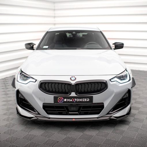 Maxton Design BMW M240i/2 Series V1 Front Splitter In Gloss Black (G42) - Image 4