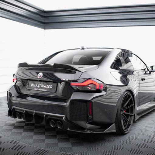 Maxton Design BMW M2 G87 Rear Side Splitters In Gloss Carbon Fibre (G87) - Image 5