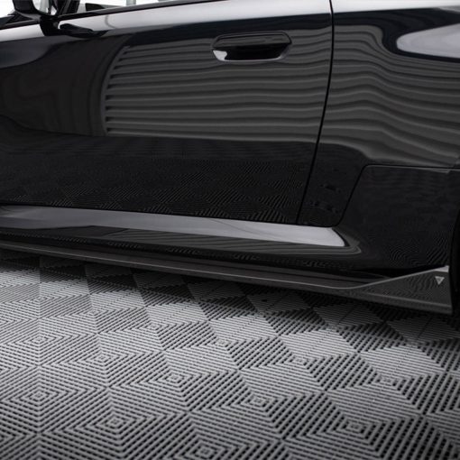 Maxton Design BMW M2 G87 Side Skirts In Gloss Carbon Fibre (G87) - Image 3