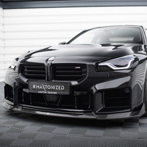 Maxton Design BMW M2 G87 V1 Front Splitter In Gloss Carbon Fibre (G87) - Image 2