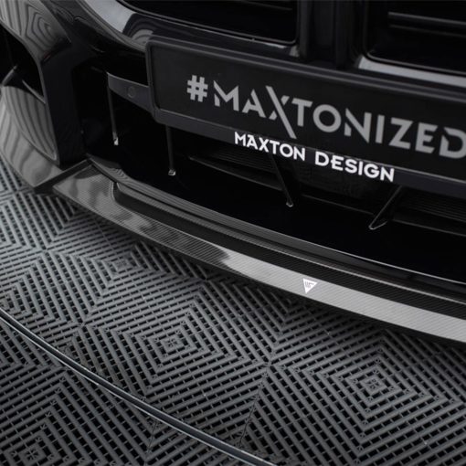 Maxton Design BMW M2 G87 V1 Front Splitter In Gloss Carbon Fibre (G87) - Image 4