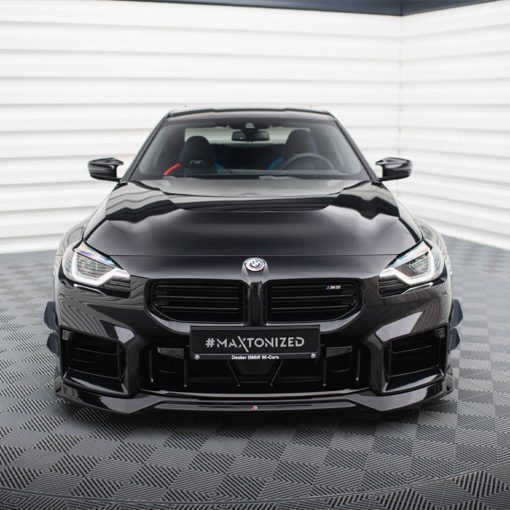 Maxton Design BMW M2 G87 V1 Front Splitter In Gloss Black (G87) - Image 2