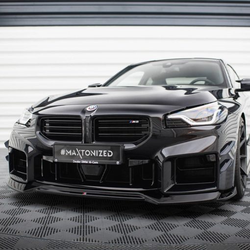 Maxton Design BMW M2 G87 V1 Front Splitter In Gloss Black (G87) - Image 4