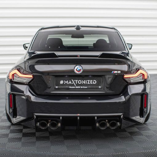 Maxton Design BMW M2 G87 V1 Rear Diffuser In Gloss Black (G87) - Image 3