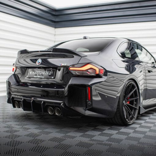 Maxton Design BMW M2 G87 V1 Rear Diffuser In Gloss Black (G87) - Image 4