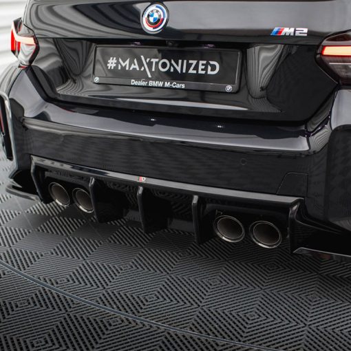 Maxton Design BMW M2 G87 V1 Rear Diffuser In Gloss Black (G87) - Image 5