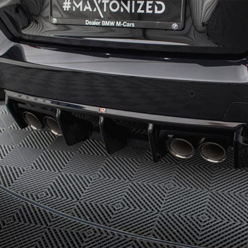 Maxton Design BMW M2 G87 V1 Rear Diffuser In Gloss Black (G87) - Image 7