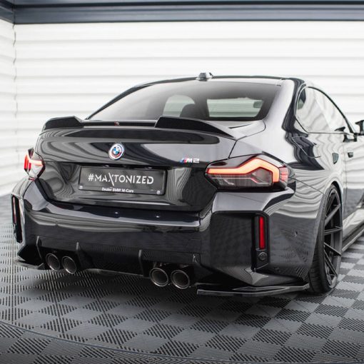 Maxton Design BMW M2 G87 V1 Rear Side Splitters In Gloss Black (G87) - Image 4