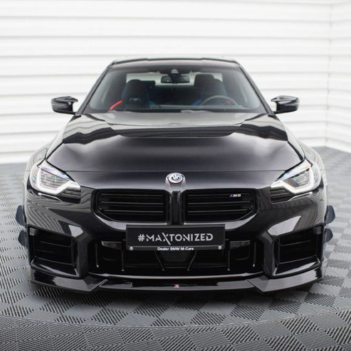 Maxton Design BMW M2 G87 V2 Front Splitter In Gloss Black (G87) - Image 2