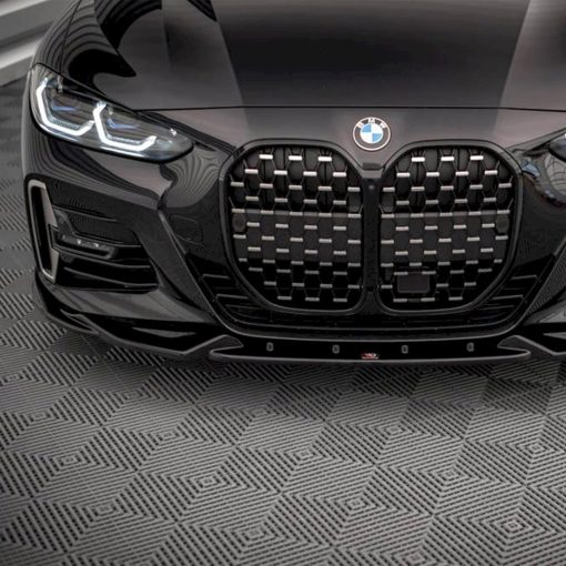 Maxton Design BMW 4 Series M Sport V2 Front Splitter In Gloss Black (G22/G23 incl. M440i & M440d) - Image 2