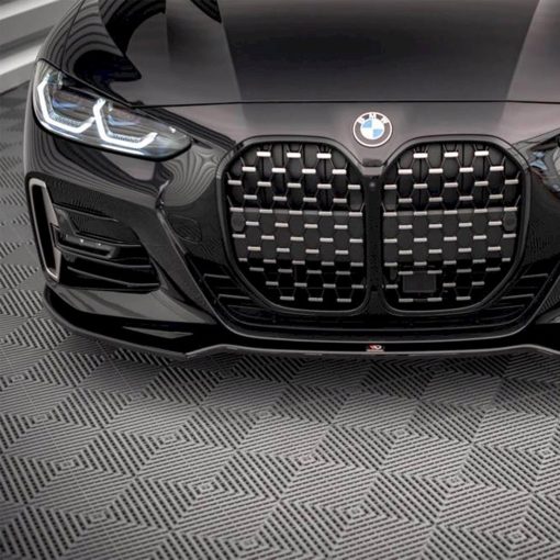 Maxton Design BMW 4 Series M Sport V3 Front Splitter In Gloss Black (G22/G23 incl. M440i & M440d) - Image 2