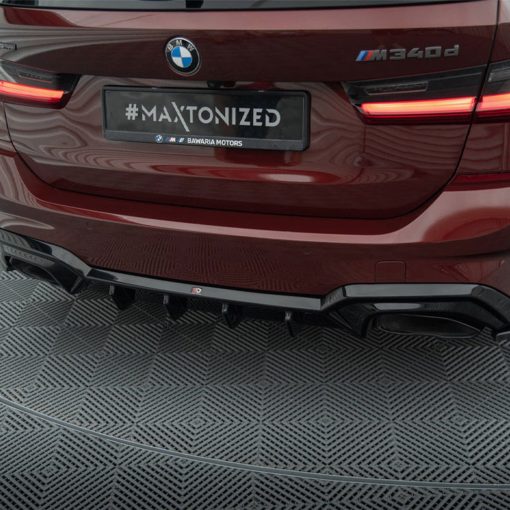 Maxton Design BMW M340i/M340d Rear Diffuser In Gloss Black (G20/G21 2018-2022) - Image 3