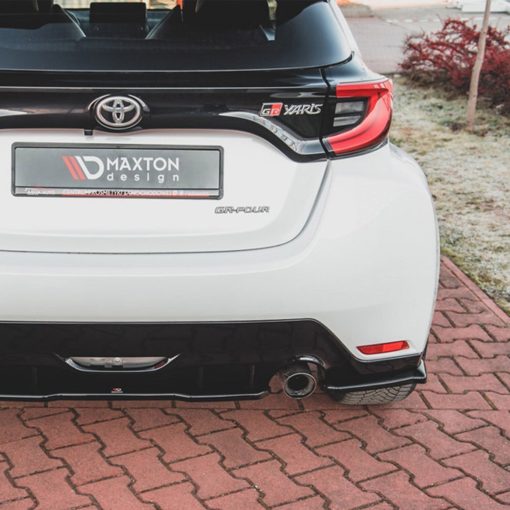 Maxton Design Toyota GR Yaris V1 Rear Side Splitters In Gloss Black (Mk4) - Image 4