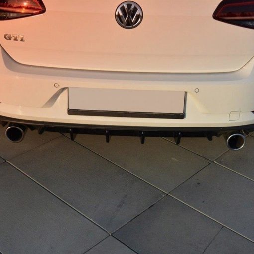 Maxton Design Volkswagen Golf GTI Rear Diffuser In Gloss Black (Mk7.5) - Image 3