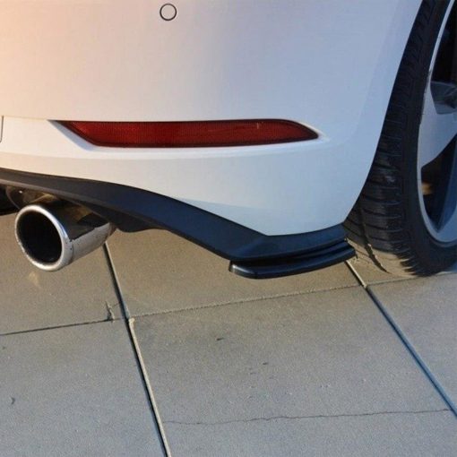 Maxton Design Volkswagen Golf GTI Rear Side Splitters In Gloss Black (Mk7.5) - Image 2