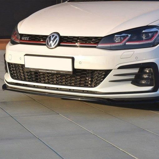 Maxton Design Volkswagen Golf GTI V2 Front Splitter In Gloss Black (Mk7.5)