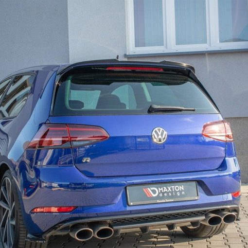 Maxton Design Volkswagen Golf R/R-Line/GTI V2 Rear Spoiler Cap In Gloss Black (Mk7/7.5) - Image 5