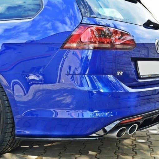 Maxton Design Volkswagen Golf R Estate Rear Side Splitters In Gloss Black (Mk7) - Image 2