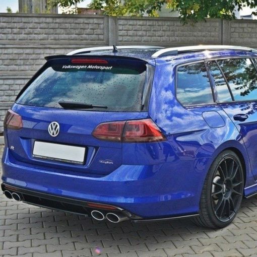 Maxton Design Volkswagen Golf R Estate Rear Side Splitters In Gloss Black (Mk7) - Image 3