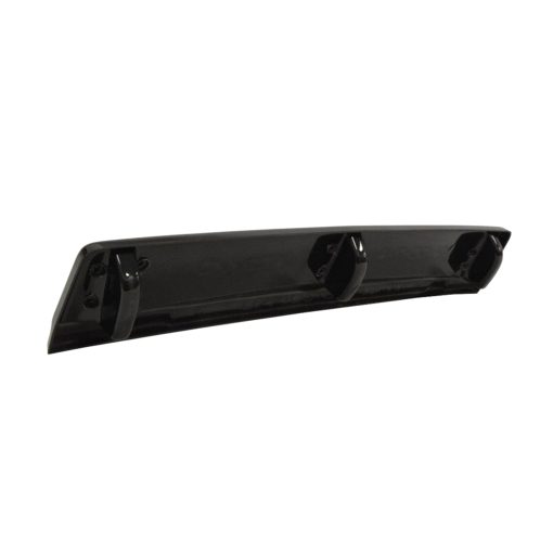 Maxton Design Volkswagen Golf R Central Rear Diffuser With Vertical Bars In Gloss Black (Mk7)