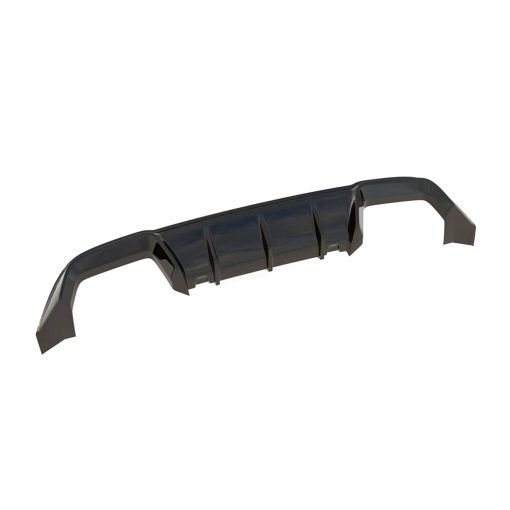 Maxton Design Volkswagen Golf R Rear Diffuser In Gloss Black (Mk7)