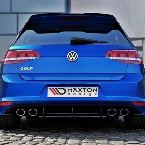 Maxton Design Volkswagen Golf R Rear Diffuser & Rear Side Splitters In Black (Mk7) - Image 3