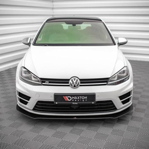 Maxton Design Volkswagen Golf R Street Pro V1 Front Splitter In Black (Mk7) - Image 3