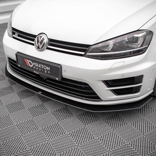 Maxton Design Volkswagen Golf R Street Pro V2 Front Splitter In Black (Mk7) - Image 2