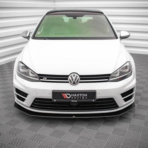 Maxton Design Volkswagen Golf R Street Pro V2 Front Splitter In Black (Mk7) - Image 3