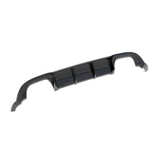 Maxton Design Volkswagen Golf R V3 Rear Diffuser In Gloss Black (Mk7.5)