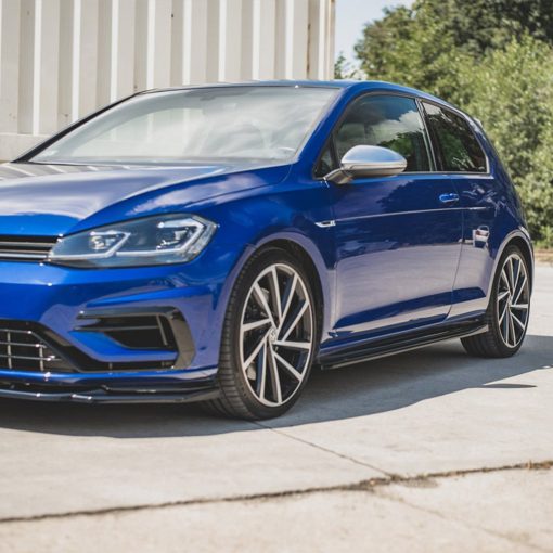 Maxton Design Volkswagen Golf R V4 Side Skirts In Gloss Black (Mk7.5) - Image 2