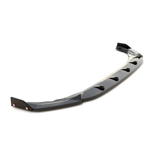 Maxton Design Volkswagen Golf R V2 Front Splitter With Flaps In Gloss Black (Mk8) - Image 3