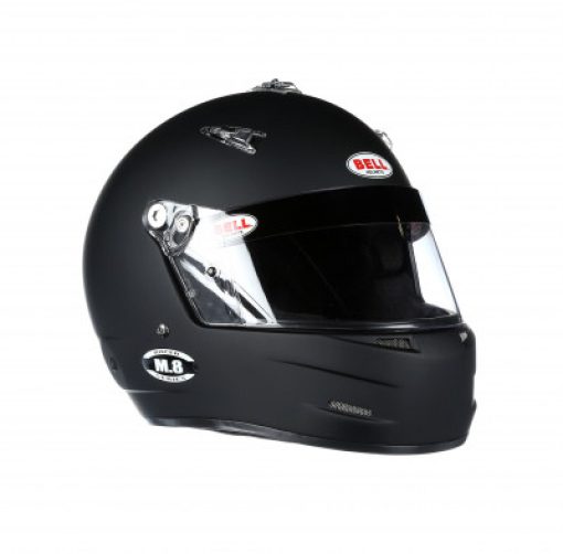 Bell M8 Racing Helmet-Matte Black Size Large - Image 4