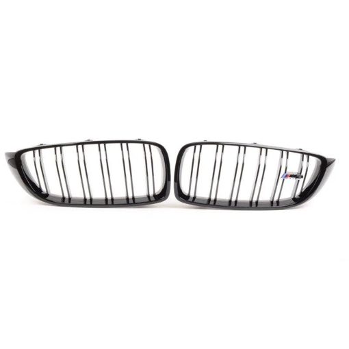 Genuine BMW F80 M3 OEM M Performance Front Grilles In Gloss Black