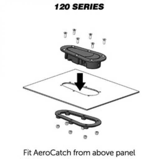 AeroCatch 120-4000 Xtreme Series Non-Locking Hood Pins - Image 3