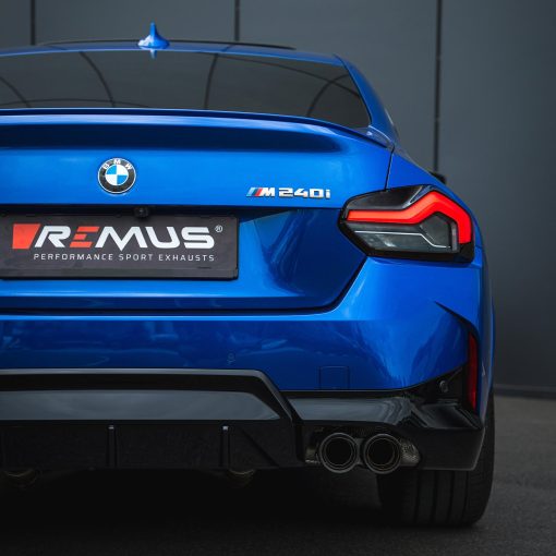 Remus BMW M240i Cat Back Exhaust System In Stainless Steel (G42 2021+) - Image 2