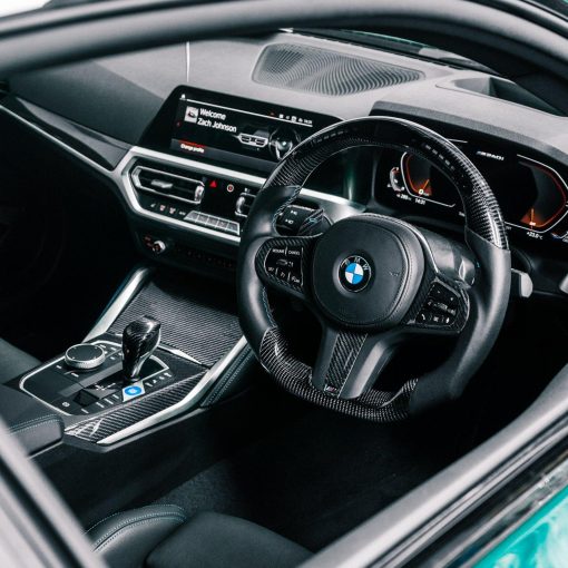 SHFT BMW M240i/2 Series Full Interior Trim Set In Gloss Pre Preg Carbon Fibre RHD (G42)(G20/G21) - Image 2